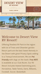 Mobile Screenshot of desertviewrv.com